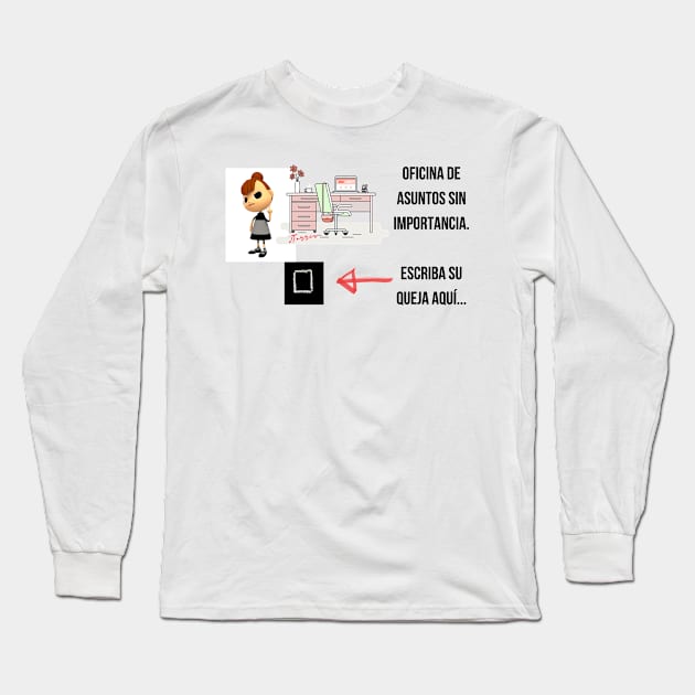 Office Humor (spanish) Long Sleeve T-Shirt by LibrosBOOKtique